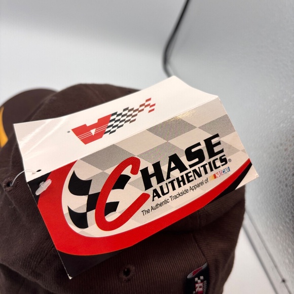 UPS Checkered Logo Dale Jarrett #88 NASCAR Brown/Gold Racing Collectible Hat - Picture 10 of 16